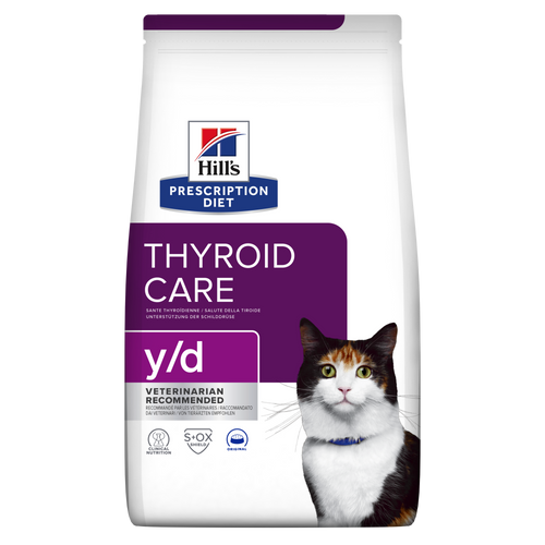 Hill's Prescription Diet Y/D Thyroid Care secco Gatti Adulti 1,5 kg