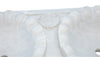 Biscottini Lavabo a due buche merlettate in marmo bianco L130xPR56xH15 cm Vasca realizzata