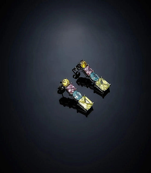 CHIARA FERRAGNI - ORECCHINI PENDENTI PRINCESS RAINBOW