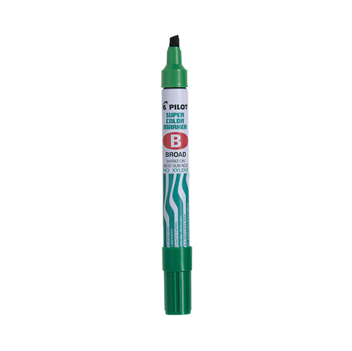 Marcatore Super Color Permanent Punta Scalpello Verde Pilot