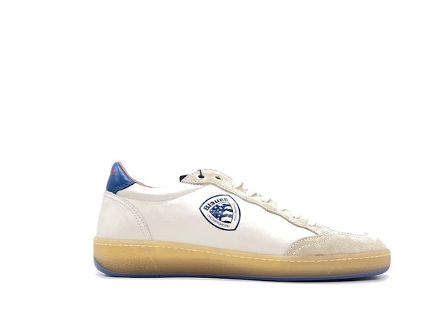 BLAUER Sneaker Uomo Murray07 White/ Avio