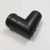 Curva gomito con ispezione 90° nero pellet da 100mm
