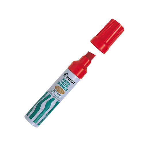 Marcatore Super Color Permanent 6600 Punta Maxi Rosso Pilot