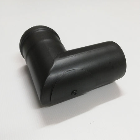 Curva gomito con ispezione 90° nero pellet da 100mm