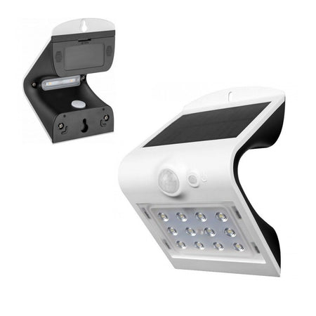 Applique lampada proiettore solare da esterno 1,5W 220Lm 4000°K IP65