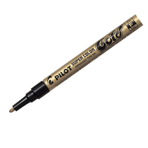 Marcatore Super Color Punta Fine Vernice Gold Pilot