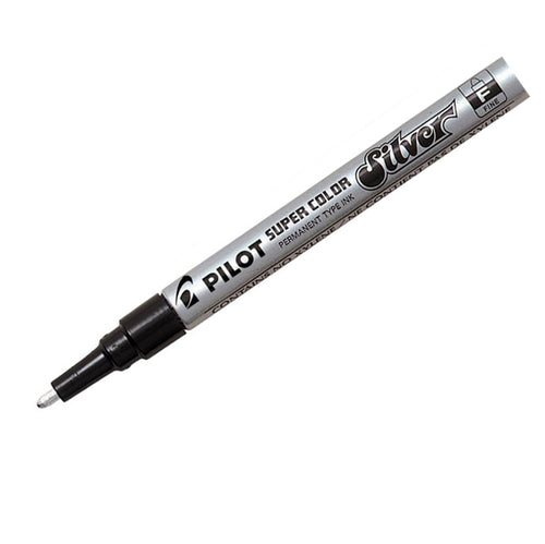 Marcatore Super Color Punta Fine Vernice Silver Pilot