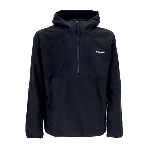 COLUMBIA Felpa Cappuccio Uomo Backbowl Lite Half Zip Hoodie Black da uomo