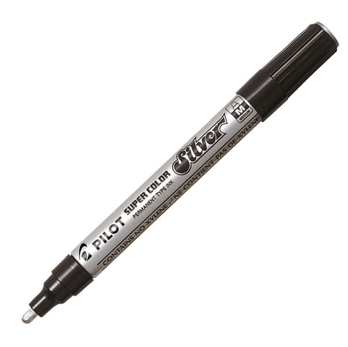 Marcatore Super Color Punta Media Vernice Silver Pilot