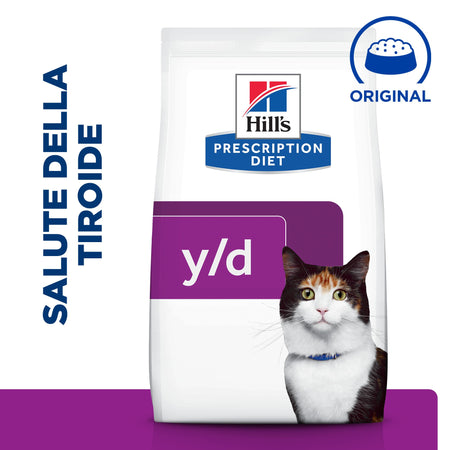 Hill's Prescription Diet Y/D Thyroid Care secco Gatti Adulti 1,5 kg