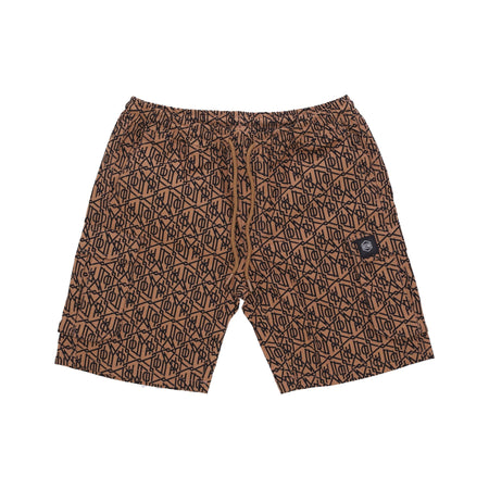 DOLLY NOIRE Pantalone Corto Uomo Monogram Dlynr Cargo Easyshorts Beige da uomo