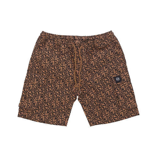 DOLLY NOIRE Pantalone Corto Uomo Monogram Dlynr Cargo Easyshorts Beige da uomo