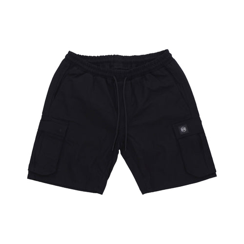 DOLLY NOIRE Pantalone Corto Uomo Cotton Ripstop Cargo Easyshorts Black da uomo
