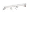 Spot Contemporaneo Rudy Alluminio Bianco 4 Luci Gu10 35W 3000K Ip20