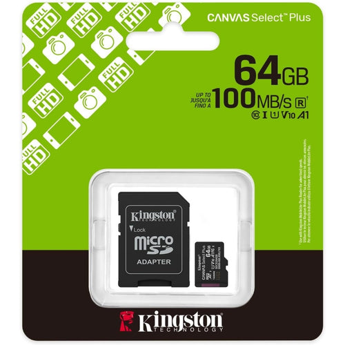 MICRO SD KINGSTON 64GB CL10 SDCS3/64GB