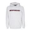 INDEPENDENT Felpa Cappuccio Uomo Btg Bauhaus Hoodie Athletic Heather da uomo