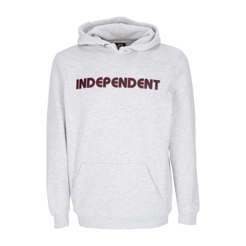 INDEPENDENT Felpa Cappuccio Uomo Btg Bauhaus Hoodie Athletic Heather da uomo