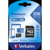 MICRO SD VERBATIM 256GB CL10 44087