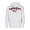 INDEPENDENT Felpa Cappuccio Uomo Btg Bauhaus Hoodie Athletic Heather da uomo