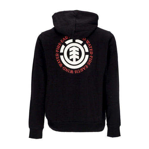 ELEMENT Felpa Leggera Cappuccio Uomo Seal Bp Hoodie Flint Black da uomo