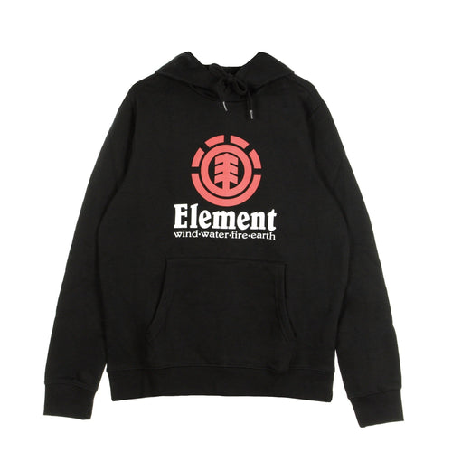 ELEMENT Felpa Leggera Cappuccio Uomo Vertical Hoodie Flint Black da uomo