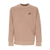 Nike Felpa Girocollo Uomo Club+ Bb Crew Revival Dk Driftwood da uomo