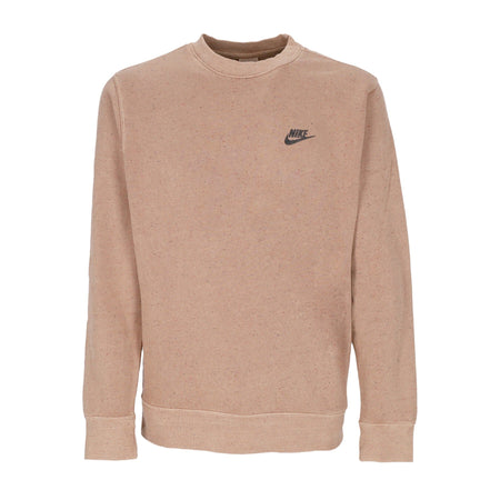 Nike Felpa Girocollo Uomo Club+ Bb Crew Revival Dk Driftwood da uomo