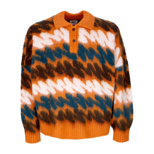 OBEY Maglione Donna Ari Sweater Orange Oxide Multi da donna