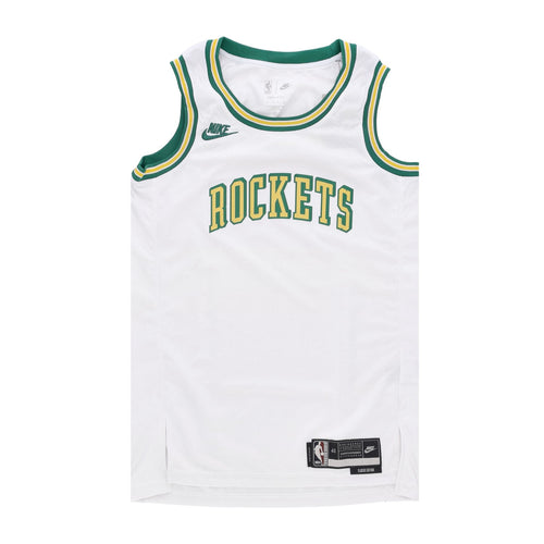 NIKE NBA Canotta Basket Uomo Nba Hwc B22 Dri-fit Swingman Jersey Houroc White/clover da uomo