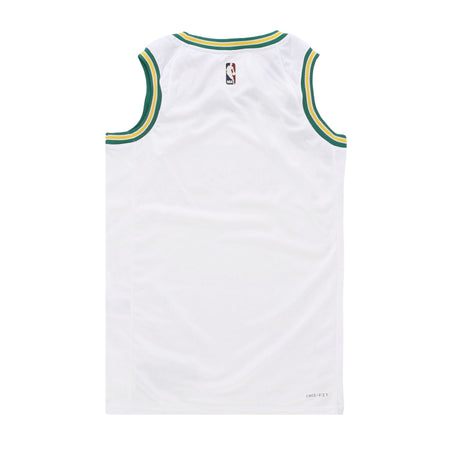 NIKE NBA Canotta Basket Uomo Nba Hwc B22 Dri-fit Swingman Jersey Houroc White/clover da uomo