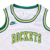 NIKE NBA Canotta Basket Uomo Nba Hwc B22 Dri-fit Swingman Jersey Houroc White/clover da uomo