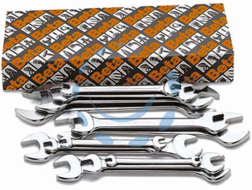 CHIAVI A FORCHETTA CROMATE ART.55/S- pz.8 da 6x7 a 20x22 - FER 73127