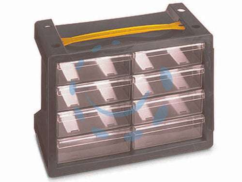TERRY CASSETTIERA POKER 8 CON MANIGLIA mm.279x150x195h IN PLASTICA FER 60998