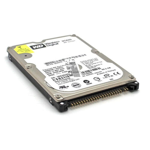 Western Digital Hard Disk HDD 2,5 ATA-100 da 80 GB – 5400 RPM, Modello WD800 per Notebook
