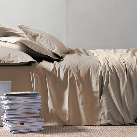 Completo Lenzuola Varie Misure in Puro Cotone Tinta Unita Solid Color