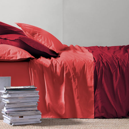 Completo Lenzuola Varie Misure in Puro Cotone Tinta Unita Solid Color