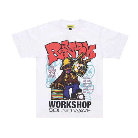 MARKET Maglietta Uomo Soundwave Tee White da uomo