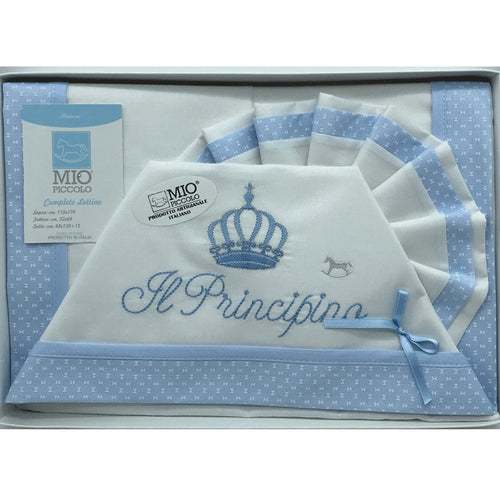 Completo Lenzuola Neonato per Culla Il Principino