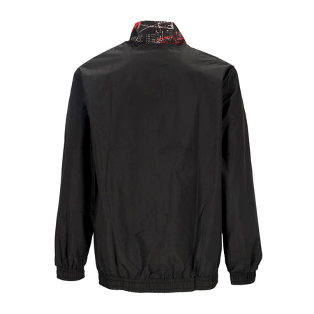 NEW ERA Giacca Tuta Uomo Nba All Over Print Panel Track Jacket Chibul Black/front Door Red da uomo