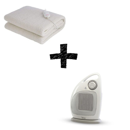 Bimar Coperta Elettrica SCL11A+BIMAR  Caldobagno S239EU Termoventilatore