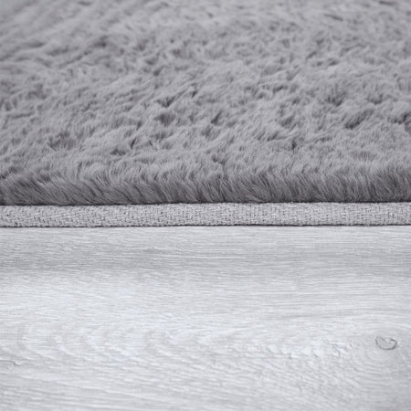 Tappeto Shaggy a Pelo Lungo Tinta Unita