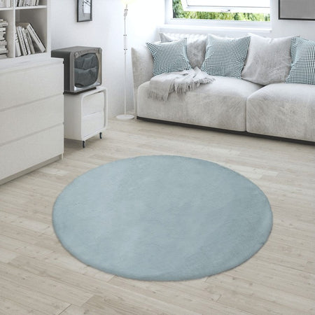 Tappeto Shaggy a Pelo Lungo Tinta Unita