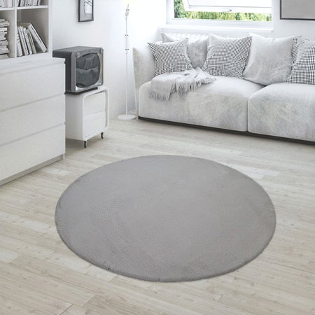 Tappeto Shaggy a Pelo Lungo Tinta Unita