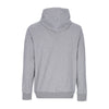 NEW ERA Felpa Leggera Cappuccio Uomo Nba Drip Logo Hoodie Chibul Heather Grey/front Door Red da uomo
