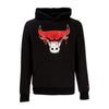 NEW ERA Felpa Leggera Cappuccio Uomo Nba Drip Logo Hoodie Chibul Black/front Door Red da uomo