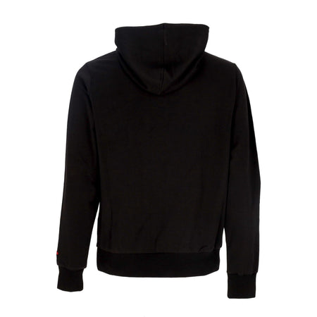 NEW ERA Felpa Leggera Cappuccio Uomo Nba Drip Logo Hoodie Chibul Black/front Door Red da uomo