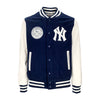 NEW ERA Giubbotto College Uomo Mlb Heritage Varsity Jacket Neyyan Obsidian Blue/off White da uomo