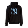 NEW ERA Felpa Cappuccio Uomo Mlb League Essential Bp Hoodie Neyyan Black/ray Blue da uomo
