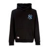 NEW ERA Felpa Cappuccio Uomo Mlb League Essential Bp Hoodie Neyyan Black/ray Blue da uomo