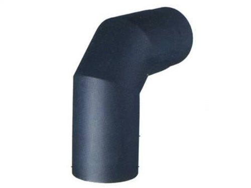 GOMITO A 90° PORCELLANATO NERO OPACO PESANTE MM.1,2 - ø cm.16 FERR 270878